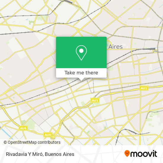 Rivadavia Y Miró map