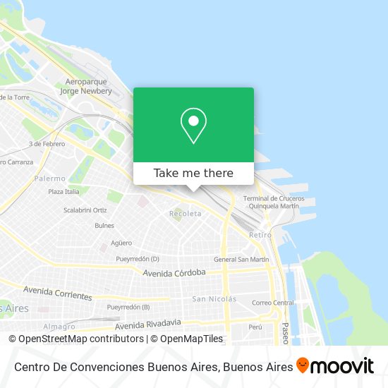 Centro De Convenciones Buenos Aires map