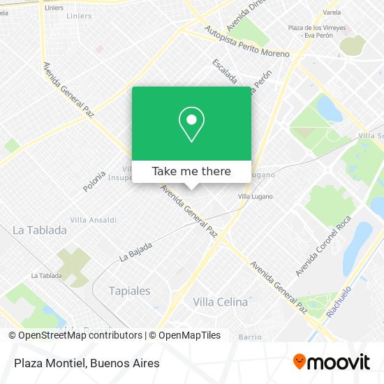 Plaza Montiel map