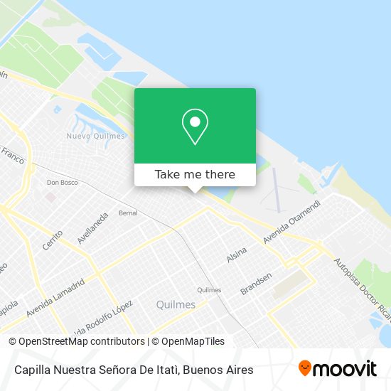 Capilla Nuestra Señora De Itatì map