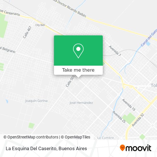 Mapa de La Esquina Del Caserito
