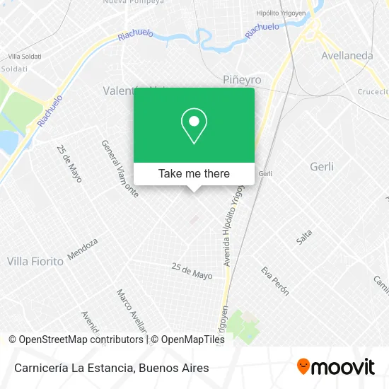 Mapa de Carnicería La Estancia