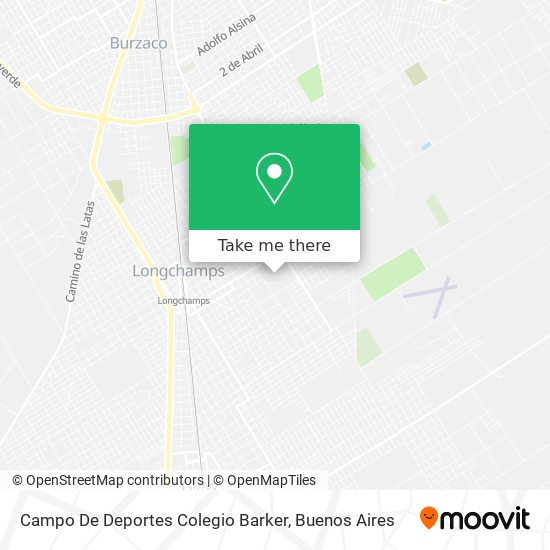 Campo De Deportes Colegio Barker map