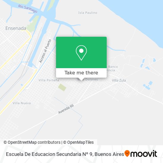 Escuela De Educacion Secundaria Nº 9 map