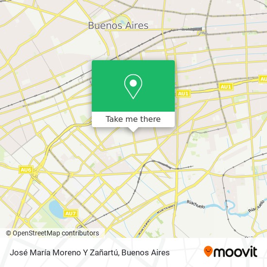 José María Moreno Y Zañartú map