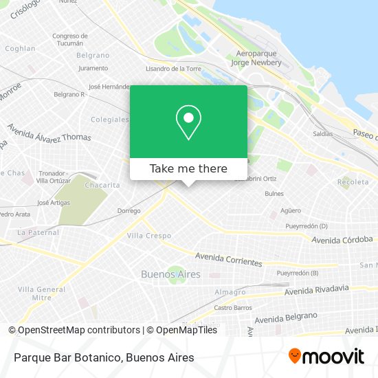 Mapa de Parque Bar Botanico