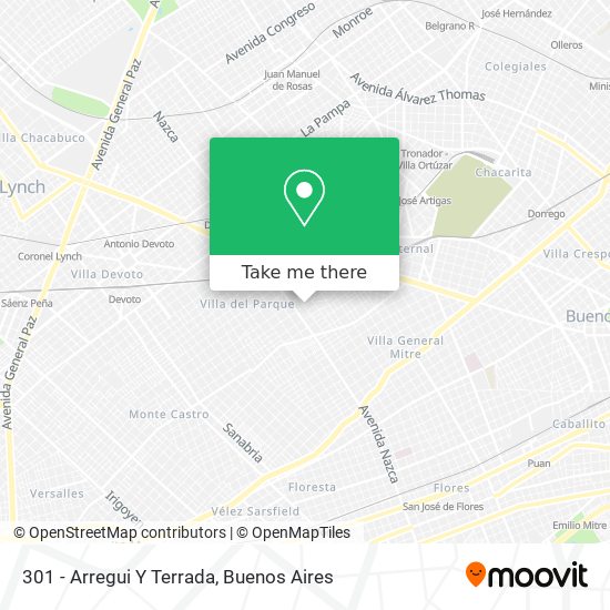 301 - Arregui Y Terrada map