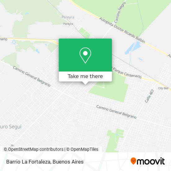 Mapa de Barrio La Fortaleza