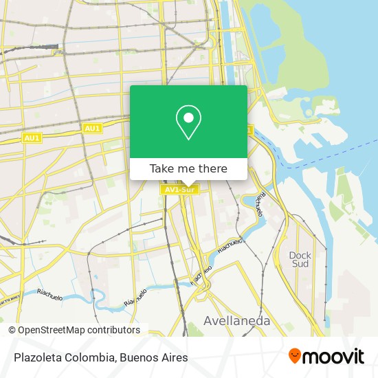 Plazoleta Colombia map