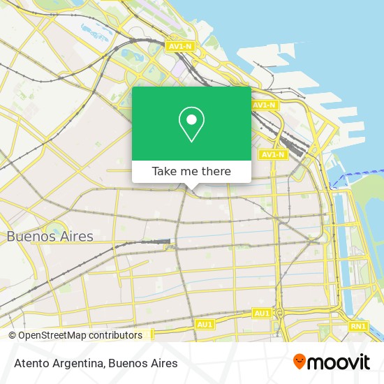 Atento Argentina map