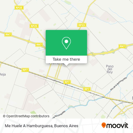 Mapa de Me Huele A Hamburguesa