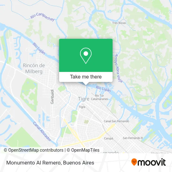 Monumento Al Remero map