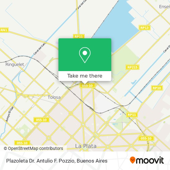 Plazoleta Dr. Antulio F. Pozzio map