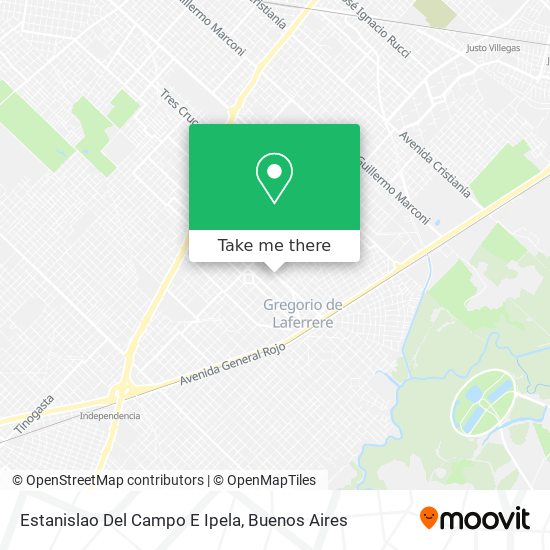 Estanislao Del Campo E Ipela map