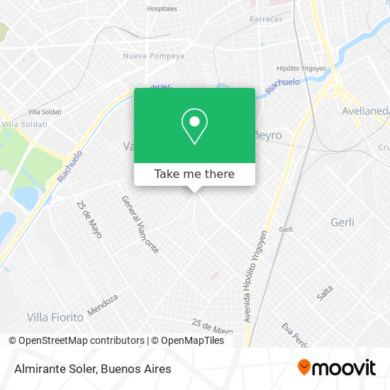 Mapa de Almirante Soler