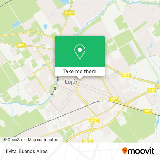 Evita map