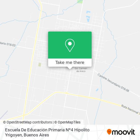 Escuela De Educación Primaria Nº4 Hipolito Yrigoyen map