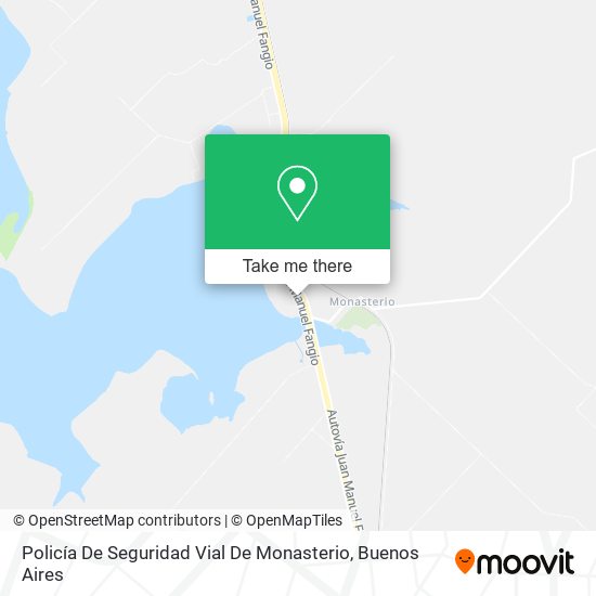 Mapa de Policía De Seguridad Vial De Monasterio