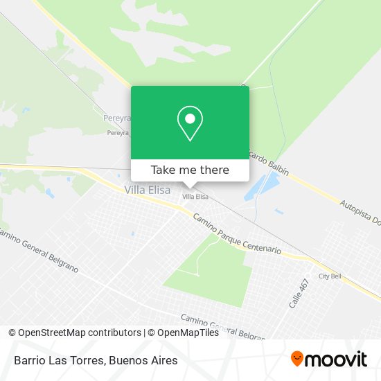 Mapa de Barrio Las Torres