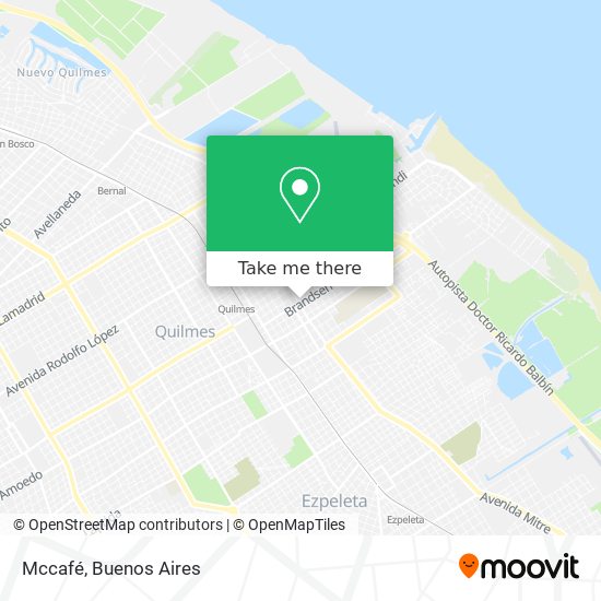 Mapa de Mccafé