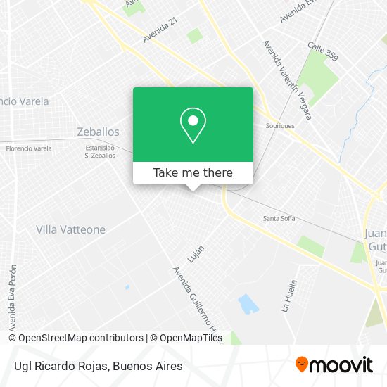 Ugl Ricardo Rojas map