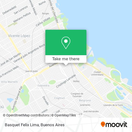 Basquet Felix Lima map