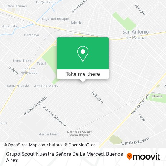 Mapa de Grupo Scout Nuestra Señora De La Merced