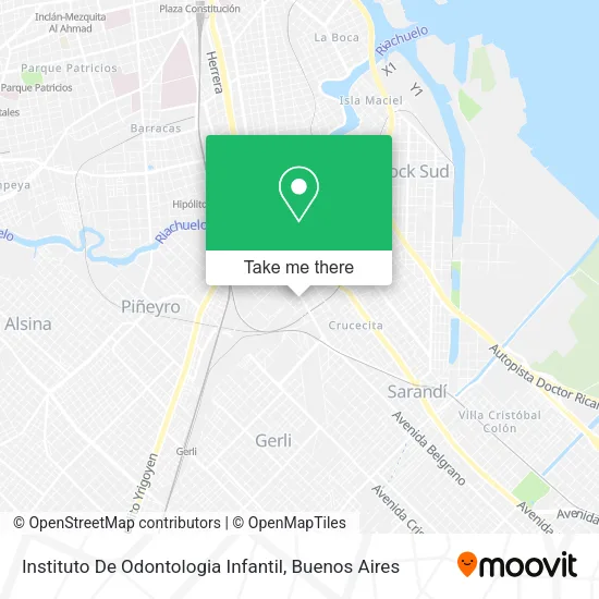 Mapa de Instituto De Odontologia Infantil