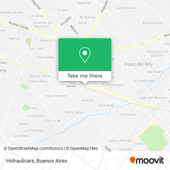 Mapa de Hidraulicars