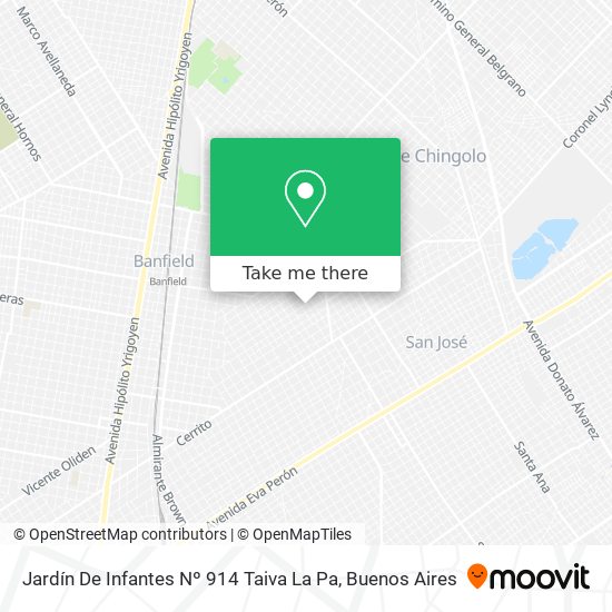Jardín De Infantes Nº 914 Taiva La Pa map