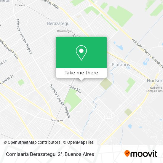 Mapa de Comisaría Berazategui 2°
