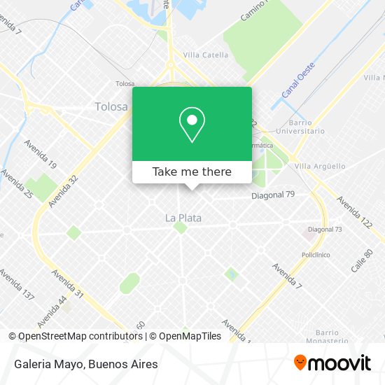 Galeria Mayo map