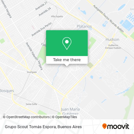 Grupo Scout Tomás Espora map
