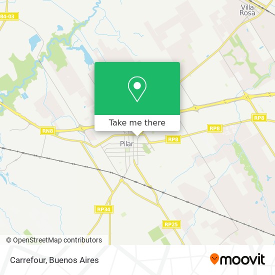 Carrefour map