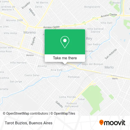 Tarot Buzios map