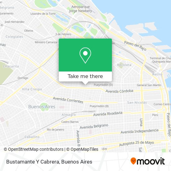 Mapa de Bustamante Y Cabrera