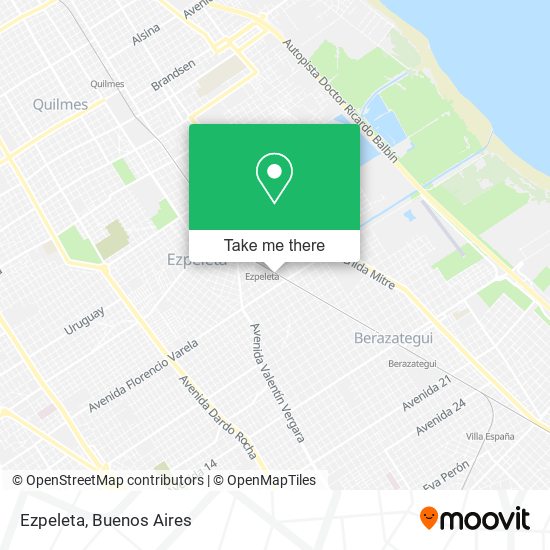 Mapa de Ezpeleta