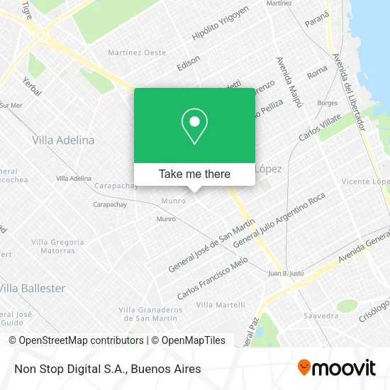 Non Stop Digital S.A. map