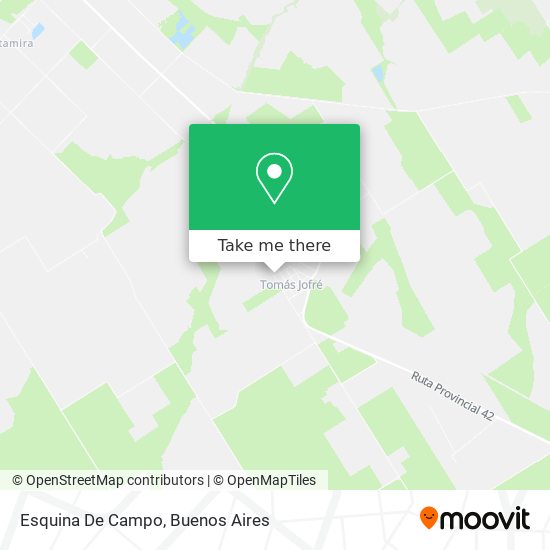 Esquina De Campo map