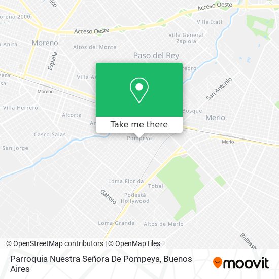 Parroquia Nuestra Señora De Pompeya map