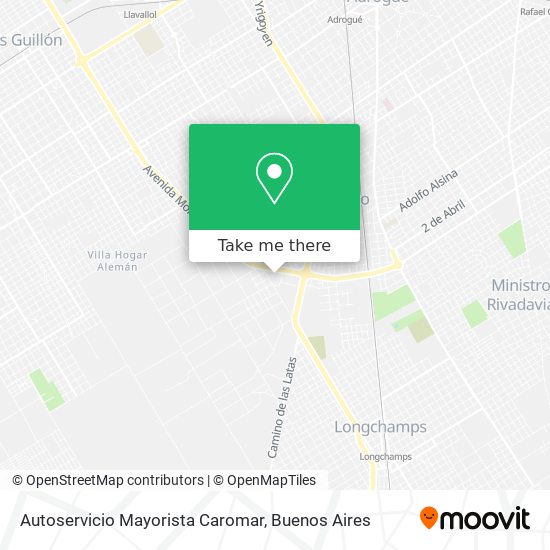 Autoservicio Mayorista Caromar map