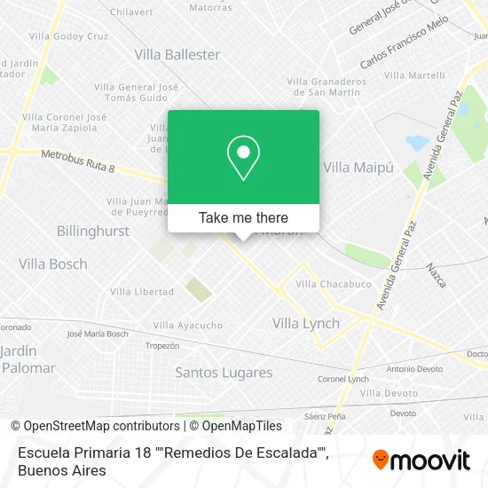 Escuela Primaria 18 ""Remedios De Escalada"" map