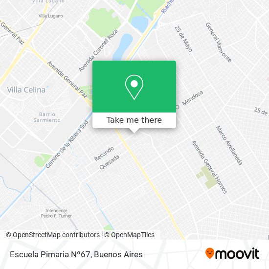 Escuela Pimaria Nº67 map