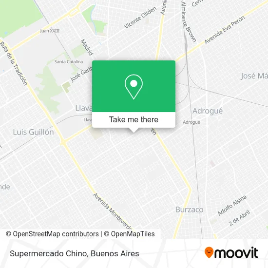 Supermercado Chino map