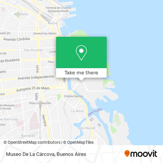 Museo De La Cárcova map