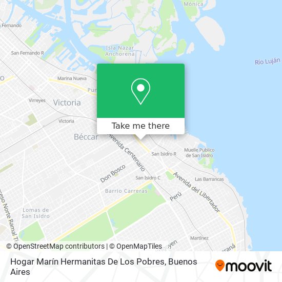 Hogar Marín Hermanitas De Los Pobres map