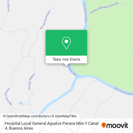 Hospital Local General Agudos Parana Mini Y Canal 4 map