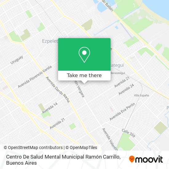 Centro De Salud Mental Municipal Ramón Carrillo map