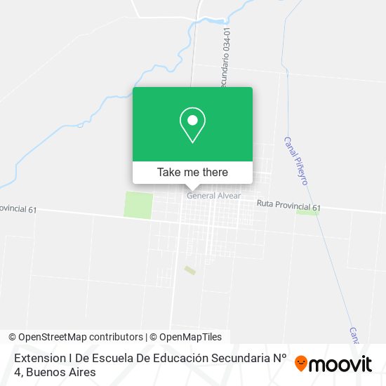 Extension I De Escuela De Educación Secundaria Nº 4 map