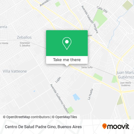 Mapa de Centro De Salud Padre Gino